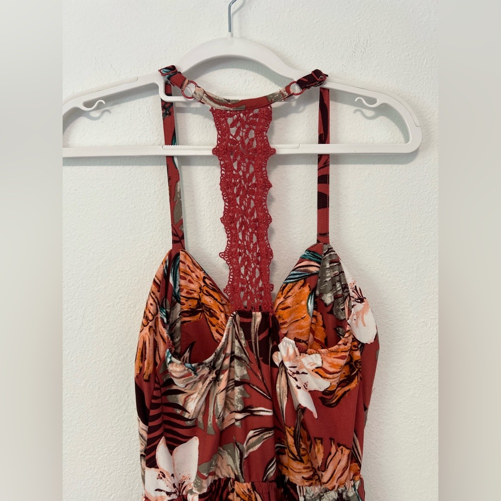 No Boundaries Floral Print Romper - Picture 4 of 8